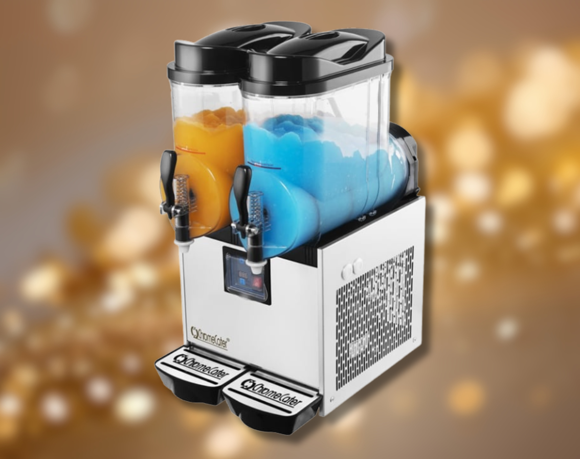 Slush puppy machine and party drinks dispenser for mobile event hire