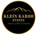Klein Karoo Events in Oudtshoorn Logo Gold on Black